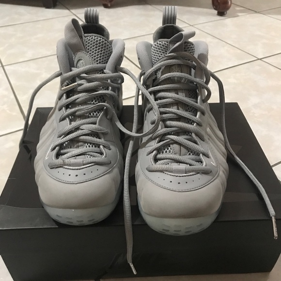 17% off Nike Other - Wolf Grey Foamposites from Abraham's closet on ... M_5ad60a05a4c485d424cfdbce